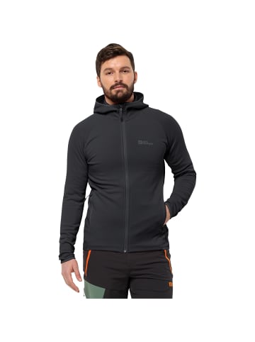 Jack Wolfskin BAISELBERG HOODED FZ M in Schwarz