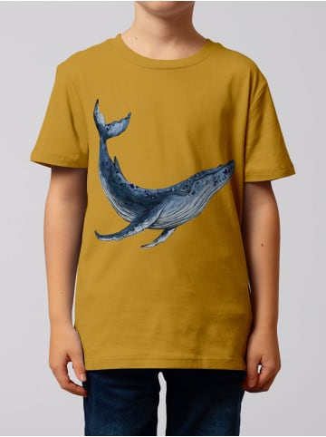 wat? Apparel T-Shirt Wal in Ocker