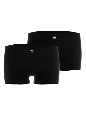 CECEBA Boxershort 2er Pack in Schwarz
