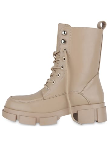 VAN HILL Schnürstiefeletten Olivia in Tan