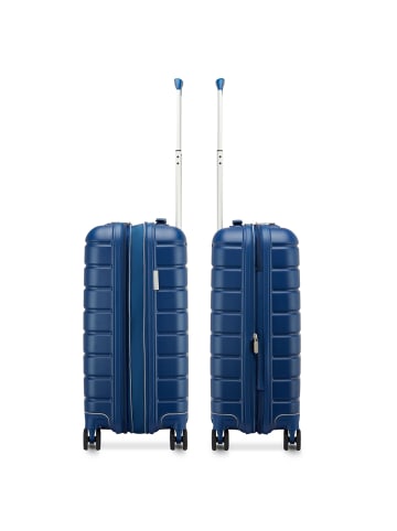 Roncato Relife 4 Rollen Kabinentrolley 55 cm mit Dehnfalte in blau