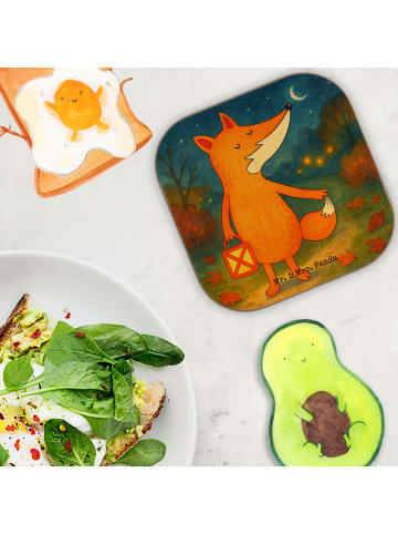 Mr. & Mrs. Panda Tassen Untersetzer Fuchs Laterne Design ohne Sp... in Weiß