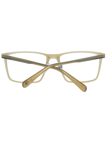 Benetton Unisex Optische Fassungen Trapezförmig Beige