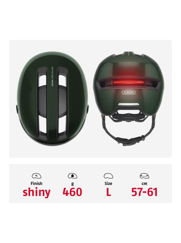 ABUS Fahrradhelm HUD-Y ACE in moss green