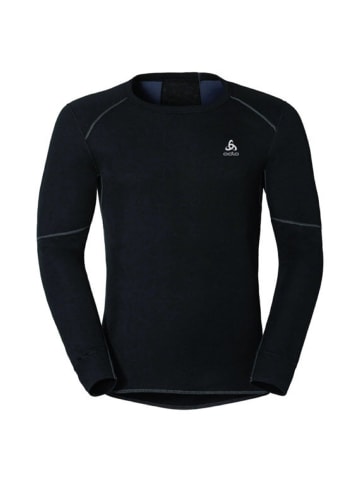 Odlo Unterhemd SUW TOP Crew neck l/s ACTIVE in Schwarz