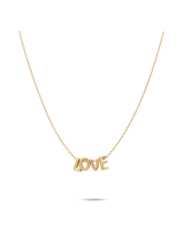Echtzeit Halskette Love Letters in gold