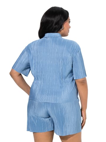 Ulla Popken Bluse in rauchblau