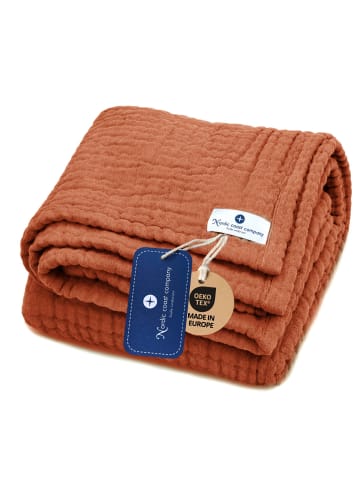 nordic coast company Musselindecke, Puckdecke, Einschlagdecke, Babydecke Musselin, atmungsaktiv