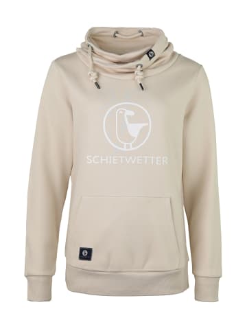 SCHIETWETTER Schalkragenpullover "Ronja Rambazamba" in beige