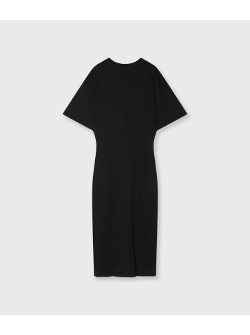 10Days Gathered Tee Dress in Black