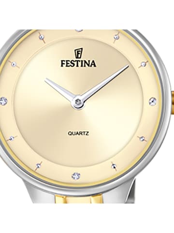 Festina Analog-Armbanduhr Festina Mademoiselle silber, gold mittel (ca. 31mm)