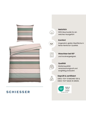 Schiesser Bettwäscheset Knut 2-teilig in Mint