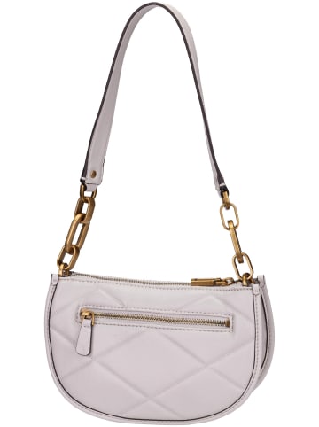 Guess Abendtasche Cilian Top Zip Saddle Shoulder Bag in Stone