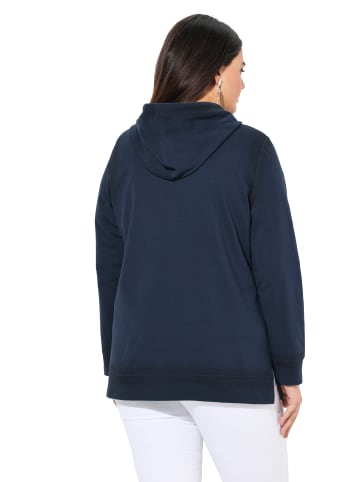 Ulla Popken Sweatjacke in marine