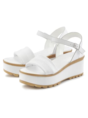LASCANA Sandalette in weiß