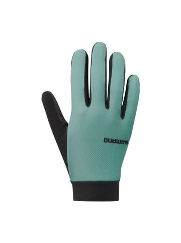 SHIMANO Fahrrad-Handschuhe Woman's EXPLORER FF in grün