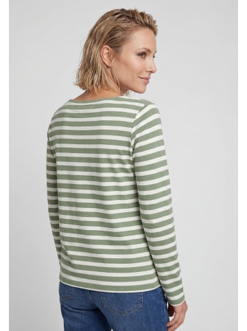 Olsen Langarmshirt Hannah in schilf ecru