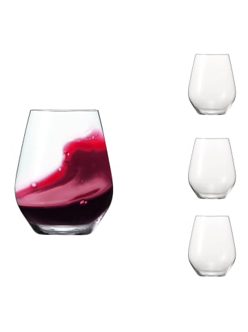 Spiegelau 4 er-Set Authentis Casual Universalgläser in Transparent