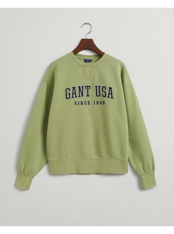 Gant Sweatshirt in eucalyptus green