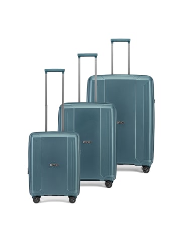 Epic Anthem 4 Rollen Kofferset 3-teilig mit Dehnfalte in aquateal