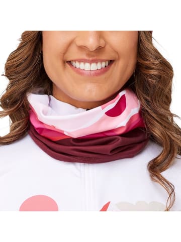 Krimson Klover W ILLUSTRATED NECK GAITER in Pink