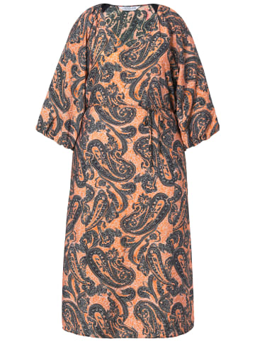 Studio Untold Midikleid in kaki-orange