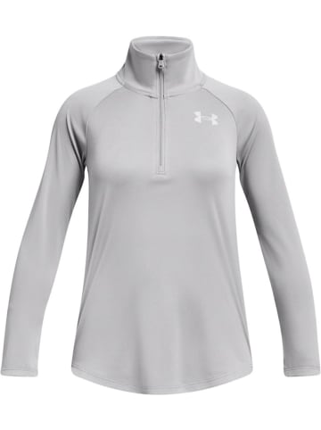 Under Armour Kinder Longsleeve "UA Tech Graphic 1/2 Zip" in Grau