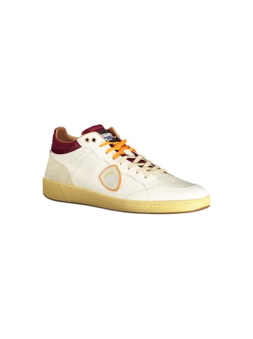BLAUER USA Weiß Leder Herren Sneaker