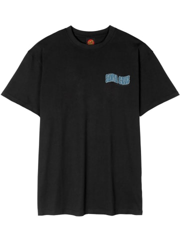 Santa Cruz T-Shirt "Tiki Hand Strip T-Shirt" in Schwarz