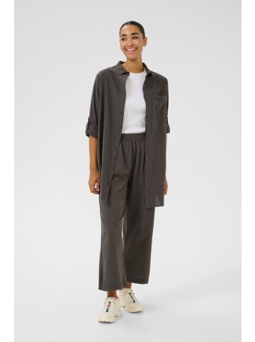 Kaffe Casual Hose KAnaya Loose fit in Black Oyster