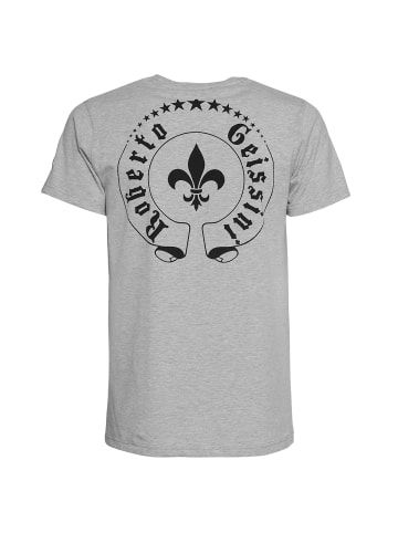 Roberto Geissini Half Bear T-Shirt Grau Unisex
