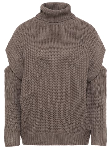 myMo Rollkragenpullover in Grau