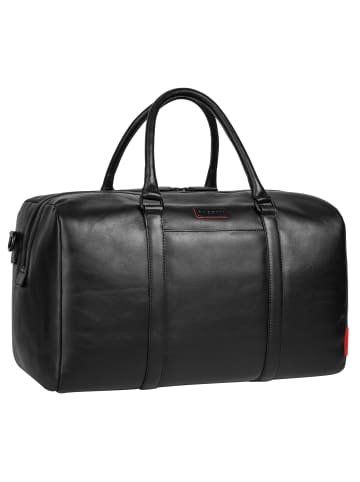 Bugatti Reisetasche CLARK echt Leder in schwarz