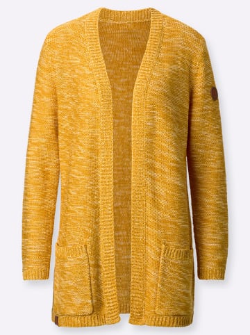 WITT WEIDEN Strickjacke in ocker-meliert