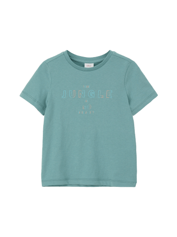 s.Oliver T-Shirt kurzarm in Petrol