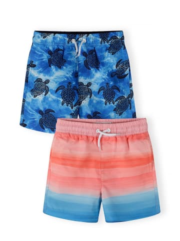 Minoti 2-er Pack Badeshorts 29SWIM250 in Blau