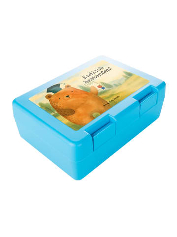 Mr. & Mrs. Panda Snackbox Bär Prüfung Design mit Spruch in Weiß