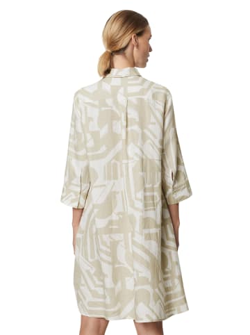 Marc O'Polo Hemdblusenkleid relaxed in multi/ linen beige