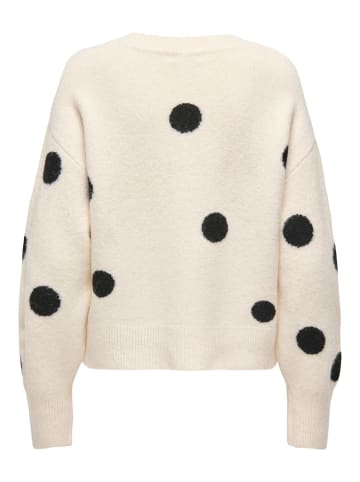 JDY Strickpullover in Cloud Dancer