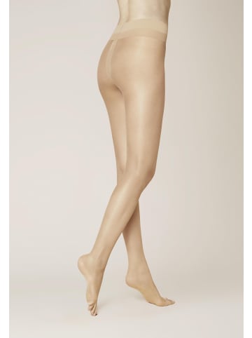 Kunert Feinstrumpfhose Fresh Up 10 Toeless klimaregulierend in Cashmere