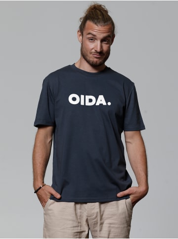 wat? Apparel T-Shirt Oida in India Ink Grey