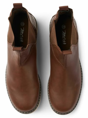 MCS Stiefeletten M9E Chelsea in Dark Camel
