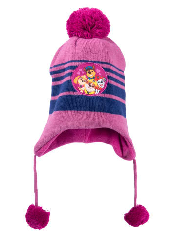 United Labels Paw Patrol Strickmütze Wintermütze mit Bommel Mütze in pink