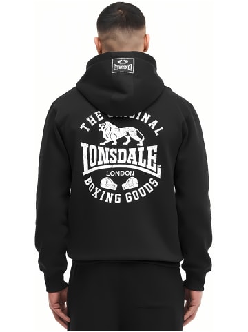 Lonsdale Hoodie "Seghill" in Schwarz