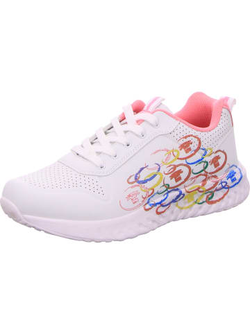 Tom Tailor Lowtop-Sneaker in white/rose