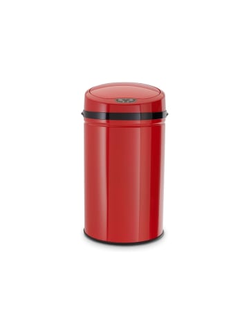 Echtwerk Edelstahl Abfalleimer mit Sensor 30 l in Rot