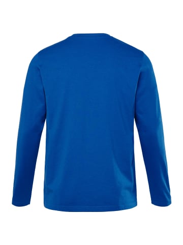 Men Plus Kurzarm T-Shirt in tiefblau