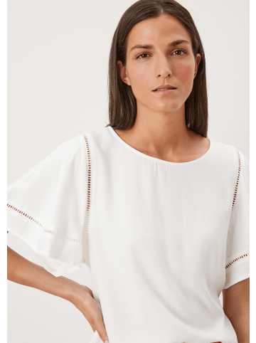 s.Oliver BLACK LABEL Bluse kurzarm in Creme