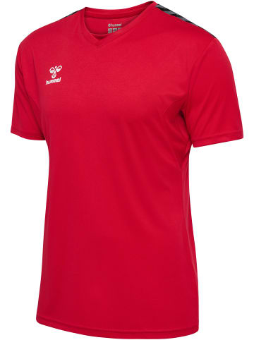 Hummel Hummel T-Shirt Hmlauthentic Multisport Herren Atmungsaktiv Schnelltrocknend in TRUE RED