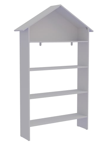VCM  Holz Kinderregal Bücherregal Haus Regal Italu in Weiß